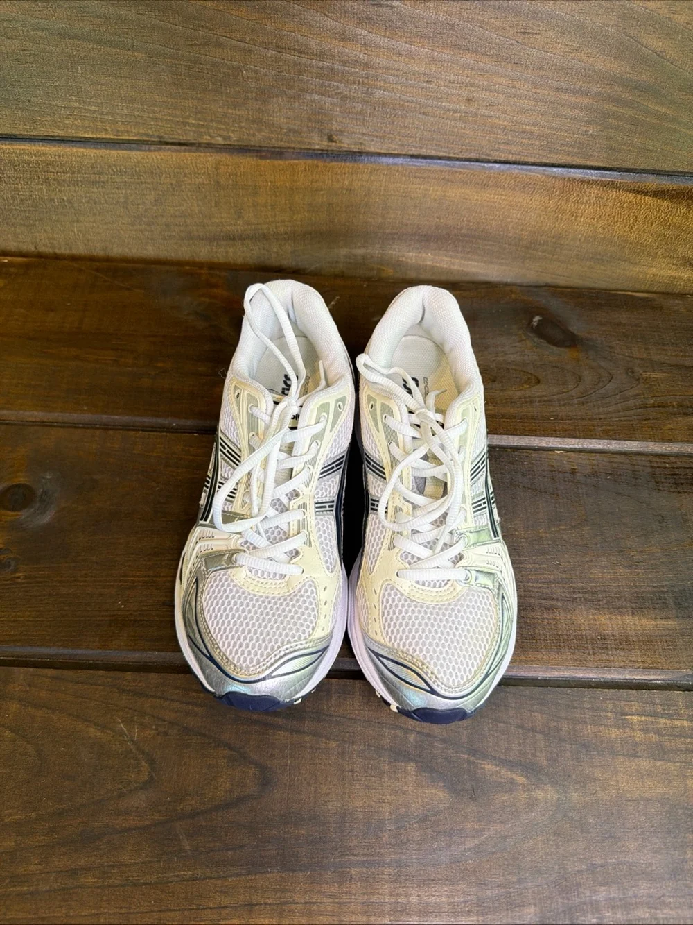 ASICS Gel-Kayano 14 ‘White Midnight’ Sneakers Running Shoes Women Size 9